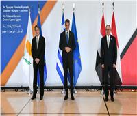 الرئيس السيسي يؤكد على تفعيل آليات التعاون الثلاثي بين مصر وقبرص واليونان