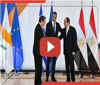 فيديوجراف| أبرز تصريحات الرئيس السيسي في أعمال القمة الثلاثية 