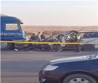 «التحريات في حادث الأوسطي» .. سائق التريلا تجاوز الطريق 