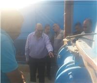 صور| مياه القناة تطبق منظومة الكلور الغاز في مجمع محطات أبوسلطان البلد