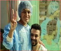 نقل نجل الفنان «كريم الحسيني» إلي المستشفي بعد تعرضه لأزمة صحية