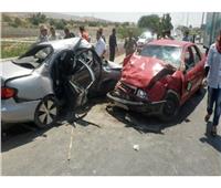 إصابة 4 أشخاص في حادث تصادم بطريق «مصر- إسكندرية الزراعي» بالقليوبية