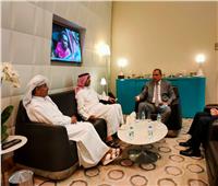 للمشاركة في اجتماعات «العمل العربية».. وزير القوي العاملة يصل الدوحة