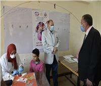 محافظ أسيوط يتابع مبادرة الكشف عن أمراض السمنة وقصر القامة بمدرسة درية الحسيني الابتدائية