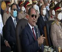 الرئيس السيسي: لن ننسى من ضحوا بأرواحهم لحماية مصر وشعبها