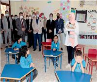 محافظ بني سويف يزور المدرسة المصرية اليابانية لمتابعة سير العملية التعليمية