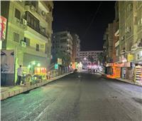 رصف شارعي زغلول والسيسي بحي الهرم | صور