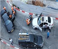 بالصور| سيارة نتنياهو تتعرض لحادث في مدينة القدس المحتلة