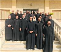 بطريرك الكاثوليك يزور مؤتمر الرياضة الروحية السنوية لكهنة أبو قرقاص