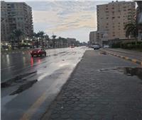 أمطار ورياح باردة تضرب أحياء الإسكندرية| صور