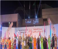 فلسطين تختتم فعاليات مهرجان الإسماعيلية للفنون الشعبية في دورته الـ21