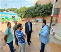 وكيل «تعليم الغربية» يتابع أعمال الصيانة الشاملة بمدرسة الإمام الشافعي بطنطا