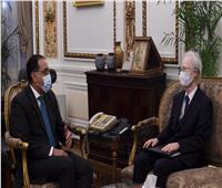 رئيس الوزراء يستقبل سفير اليابان بمناسبة انتهاء فترة عمله في مصر