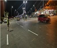 تطوير شارع الشاحنات في بورسعيد وتركيب أعمدة إضاءة ورصف الشوارع