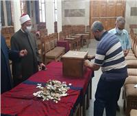 بعد قرار الأوقاف.. رفع صناديق التبرعات من أشهر مسجد بالقاهرة| صور