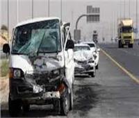إصابة 7 أشخاص في حادث إنقلاب سيارة أجرة بالقليوبية