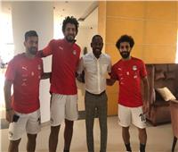 جيلبرتو يزور مقر بعثة إقامة منتخب مصر في أنجولا