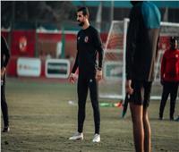مران الأهلي| محمود متولي يشارك في التدريبات الجماعية