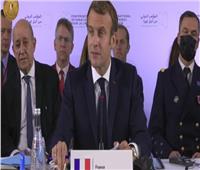 ماكرون: مؤتمر باريس أكد على دعم المسار السياسي في ليبيا