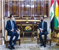 رئيس حكومة كردستان والسفير المصري لدى العراق يناقشان فرص التعاون الاقتصادي