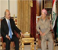 الرئيس العراقي يبحث مع «بارزاني» الوضع السياسي في العراق