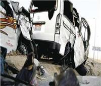 إصابة 15 شخصًا إثر انقلاب سيارة ميكروباص في بني سويف