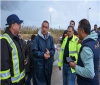 جولات ميدانية لمحافظ الإسكندرية لمتابعة جهود رفع تجمعات مياه الأمطار