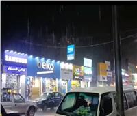 فيديو| سقوط أمطار رعدية غزيرة على الإسكندرية