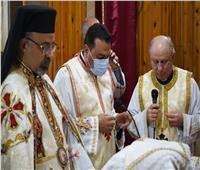 بطريرك الكاثوليك يحتفل بعيد سان ميشيل بالإسكندرية