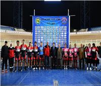 صبحي يشهد حفل توزيع جوائز البطولة العربية لدراجات المضمار