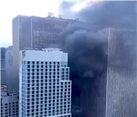 إصابة 5 أشخاص بحريق اندلع وسط نيويورك | فيديو