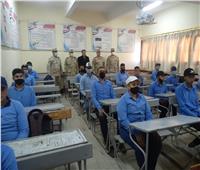 «تعليم البحيرة» وقائد قطاع المدارس العسكرية يتفقدان عددا من المدارس العسكرية