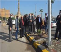 محافظ الجيزة يتفقد أعمال تطوير شارعي النيل وسوريا بـ«حي العجوزة»| صور