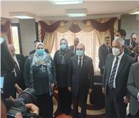 بعد افتتاحه محكمة بني عبيد.. وزير العدل يلتقي قضاة محكمة المنصورة الابتدائية
