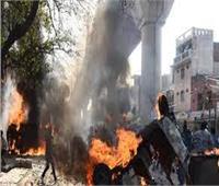 مواطنون يحرقون سيارات للجيش احتجاجا على مقتل مدنيين بالخطأ في الهند