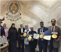 تكريم فريق عمل جائزة مصر للتميز الحكومي من جامعة المنصورة