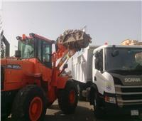 رفع 400 طن من القمامة بالشارع الخلفى لجامعة القناة بالإسماعيلية 