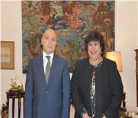 وزيرة الثقافة تستقبل نظيرها الأذربيجاني لبحث التعاون الفني بين البلدين
