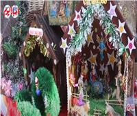 شجرة الكريسماس وبابا نويل في استقبال العام الجديد | فيديو 
