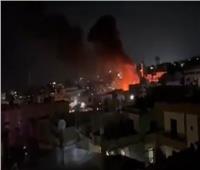 انفجار بمستودع أسلحة في مخيم برج الشمالي للاجئين الفلسطينيين بلبنان | فيديو