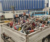 حملة إشغالات موسعة وضبط 250 شيشة ومصادرتهم بـ«الجيزة» 