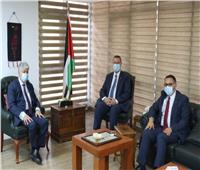 سفير فلسطين بالقاهرة يستقبل وزير التنمية الاجتماعية ورئيس هيئة التقاعد