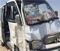 إصابة 15 شخصا في حادث إنقلاب سيارة ميكروباص بالشرقية
