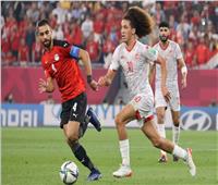 التعادل السلبي يحسم الشوط الأول بين مصر وتونس في نصف نهائي كأس العرب