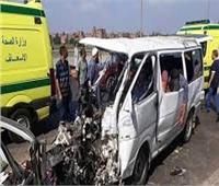 إصابة شخصين فى حادث تصادم على طريق شبرا بنها الحر