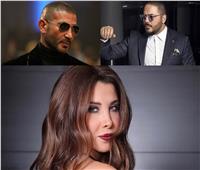 نجوم الغناء نانسي وعايش وأحمد سعد في السخنة برأس السنة