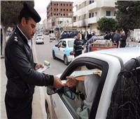 تحرير 2952 مخالفة لقائدي الدراجات النارية لعدم ارتداء الخوذة