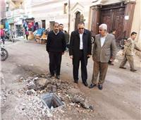 محافظ الشرقية يتفقد أعمال النظافة بمركز أبو حماد ويأمر برصف الشوارع