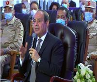 الرئيس السيسي: «لو معملناش شغلنا لأهالينا في الصعيد نبقى مقصرين»