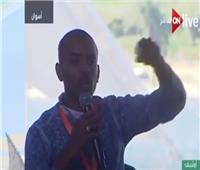 «علاء مصطفى» الذي تحدث عنه الرئيس:«ما تشهده أسوان الآن قمة الإنجاز»| فيديو